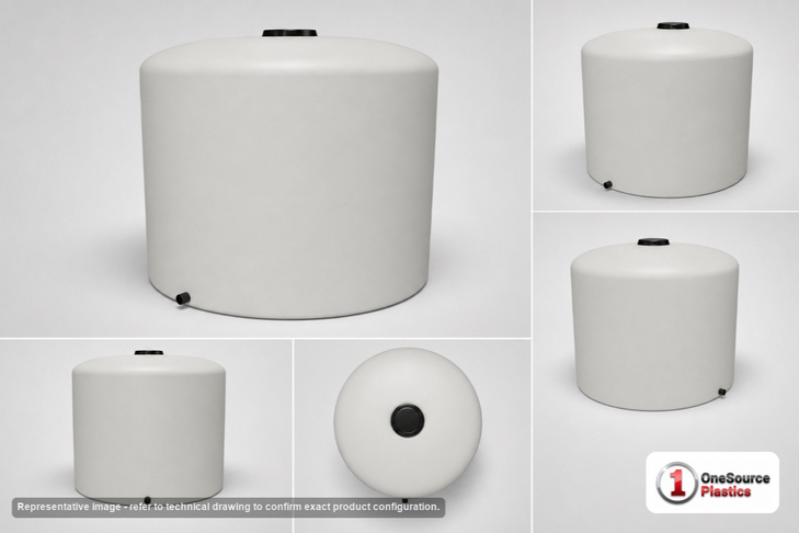 3000 Gallon Plastic Vertical Liquid Storage Tank