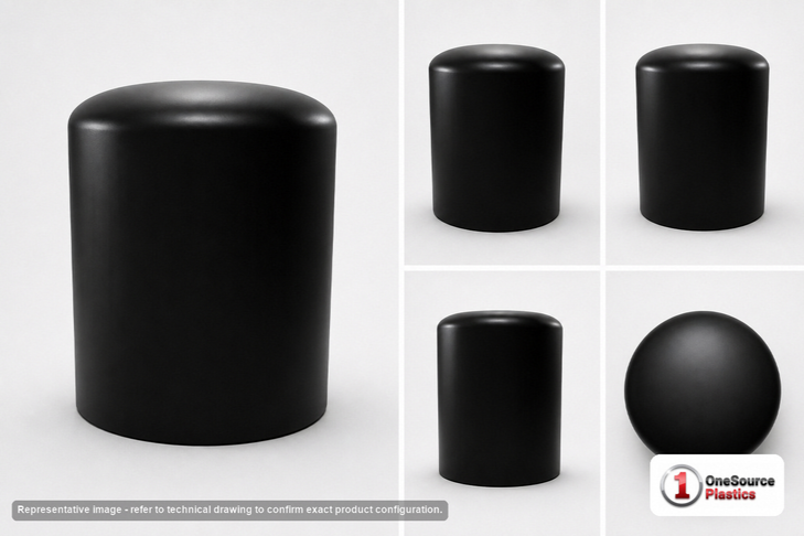 2500 Gallon Plastic Vertical Liquid Storage Tank in Black