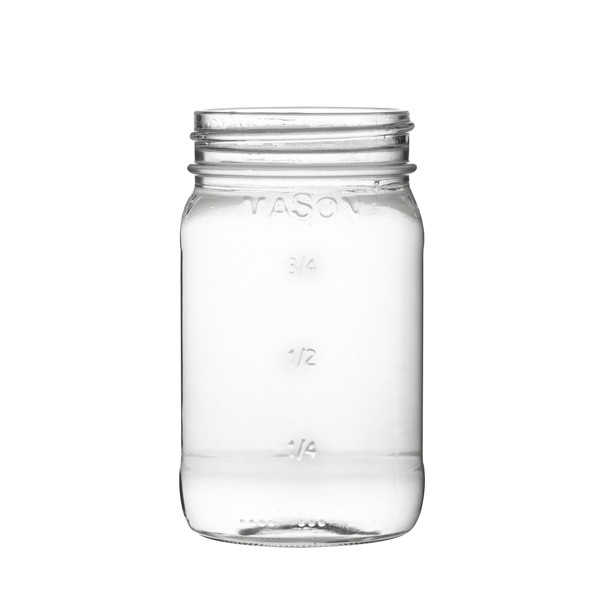 16 oz Clear Glass Mason Jars (Cap Not Included) - 343327-K