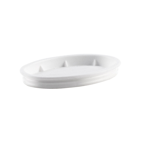 Mini White Oval Plate for Airless Pumps - 270787
