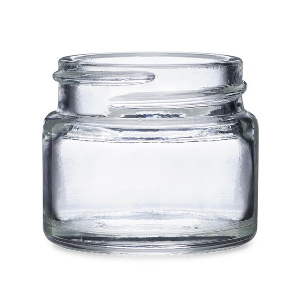 0.5 oz Clear Glass Straight Sided Jars (Cap Not Included) - 5001B49-B