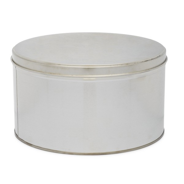 1.25 gal Silver Slip Cover Tins (Slip Cover Lid) *Value Case* - 6612T20VAL