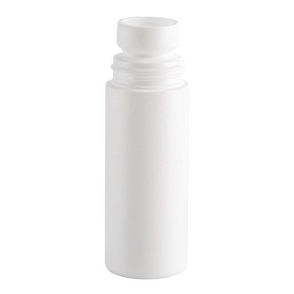 3 oz White HDPE Roll On Deodorant Bottle - 231109
