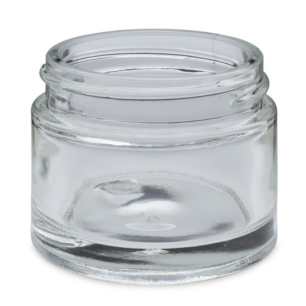 2.3 oz Clear Glass Thick Base Jars (Value Pack) - 5200B33VAL
