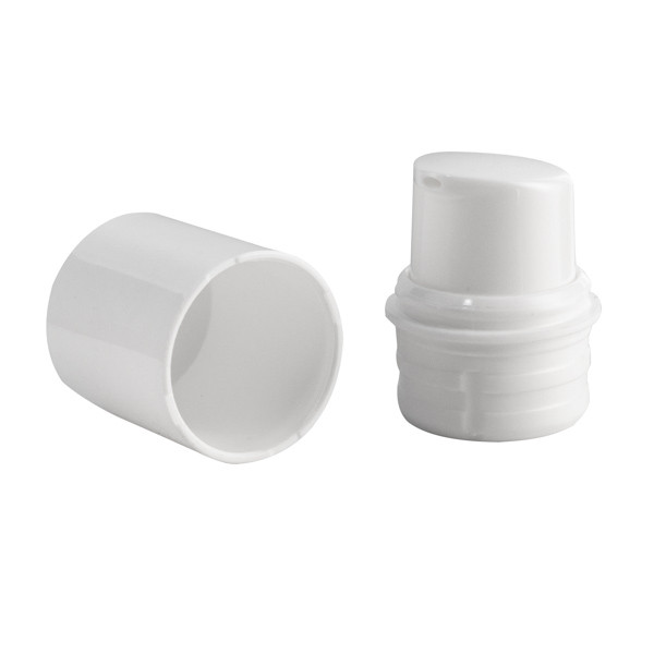 White PP Nano Round Airless Pump - 297965