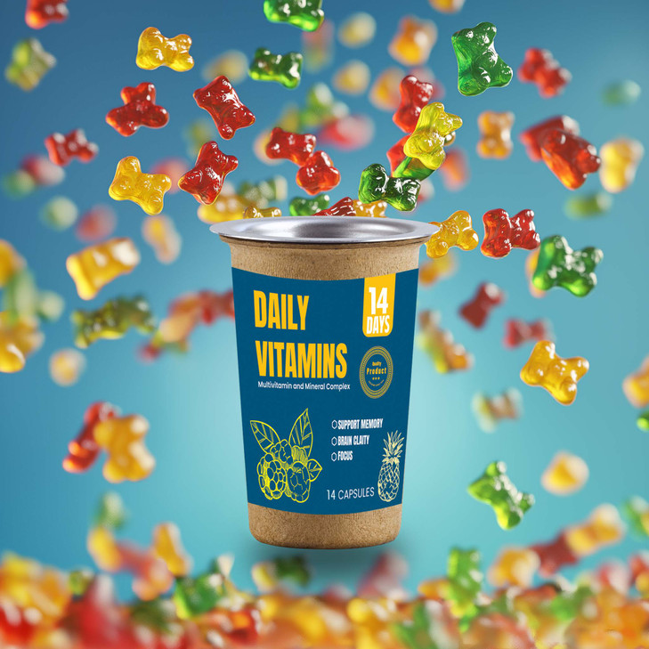 Home Compostable Wax Cup with Metal Lid - 334967-K