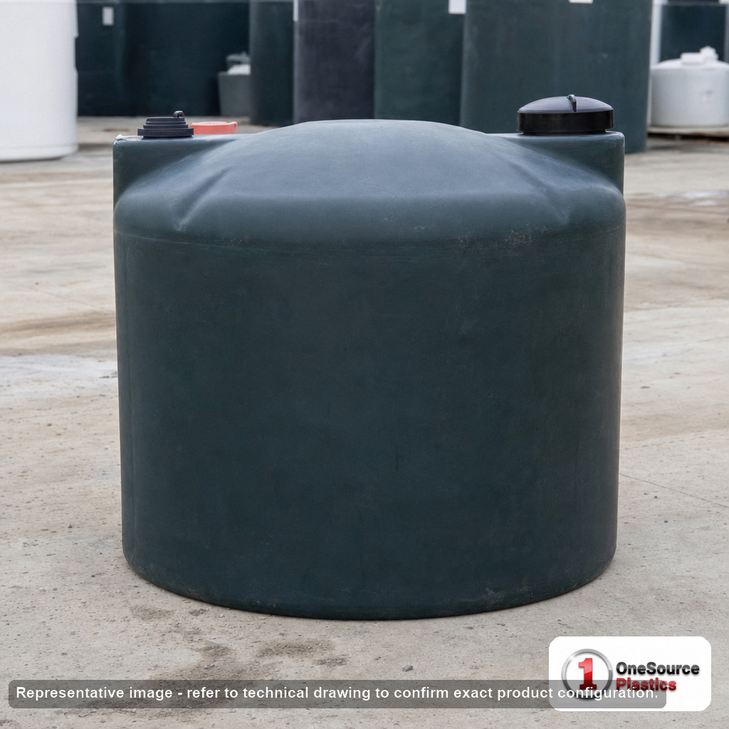 120 Gallon Plastic Water Storage Tank. Manufacturer part number N-43858.