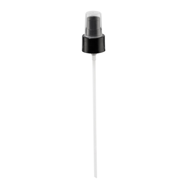 24-410 Black PP Smooth Cardinal Treatment Pump - 315585
