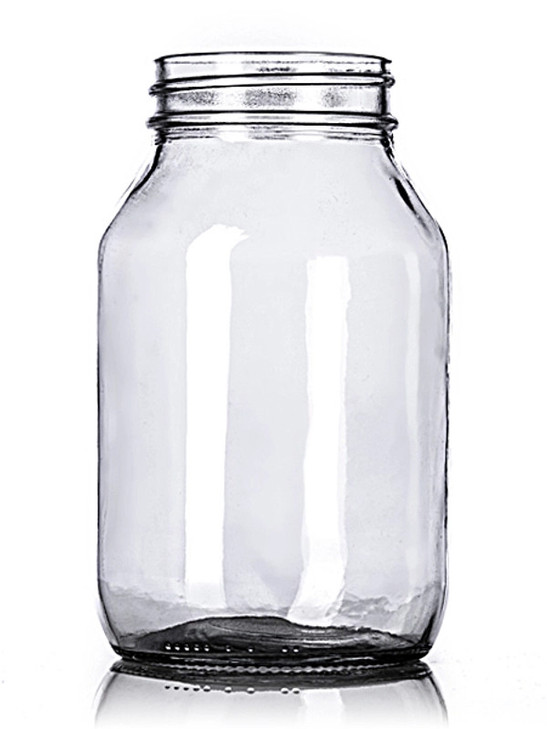 32 oz Flint Glass Mayo Jar (70-G450 Cap - Not Included) - 325534-K