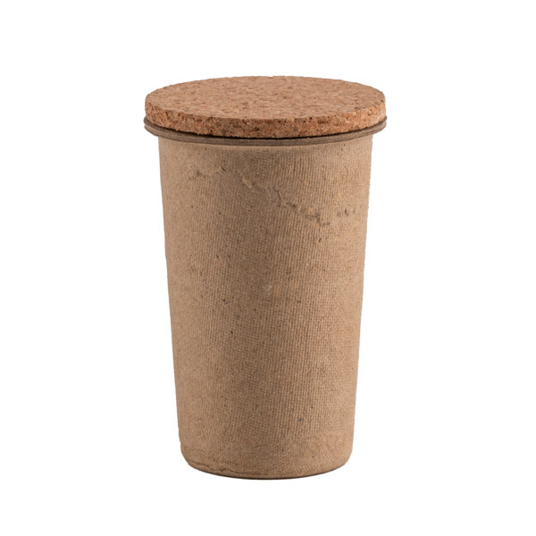 Home Compostable Wax Cup with Cork Lid - 334980-K