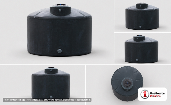 40 Gallon Plastic Water Storage Tank