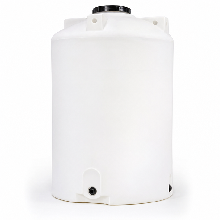 1000 gallon plastic vertical liquid storage tank with fittin