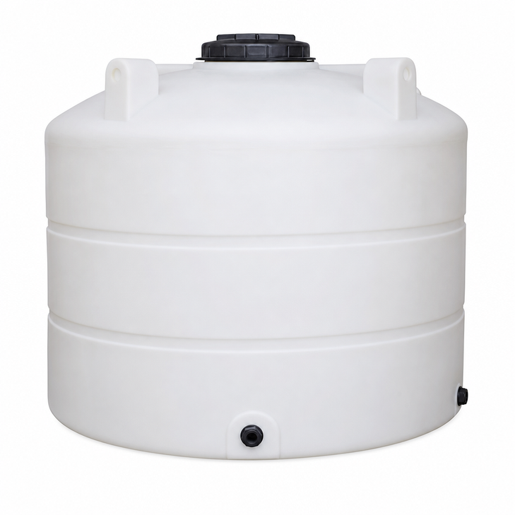 1125 gallon plastic vertical water storage tank