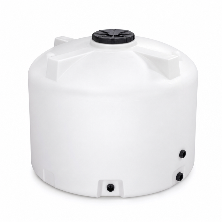 1320 gallon plastic vertical water storage tank in mocha