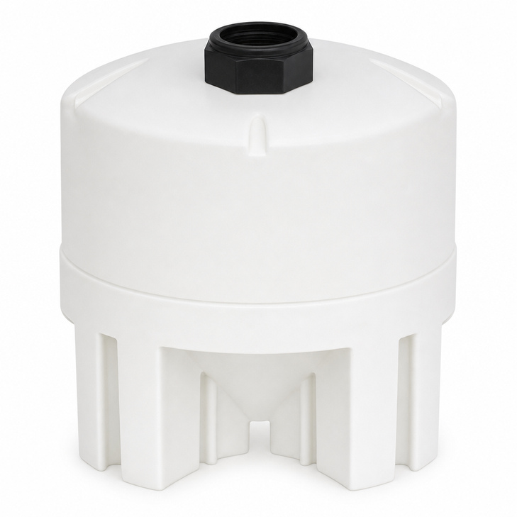 1600 gallon 30 degree cone bottom tank with poly stand