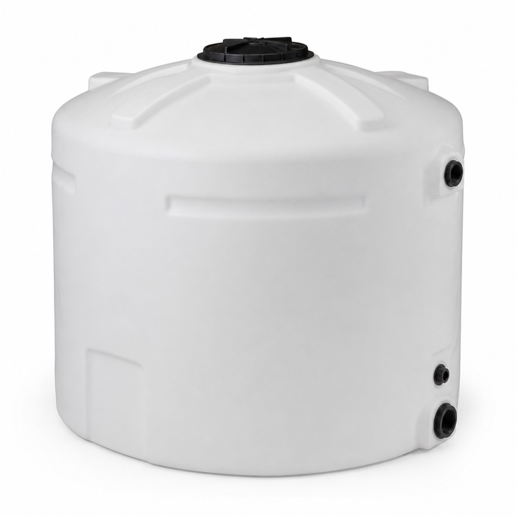 2000 gallon hdlpe vertical liquid storage tank with opaque r