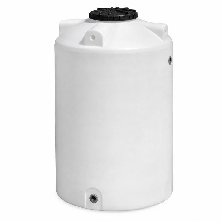 2000 gallon plastic vertical water storage tank in green