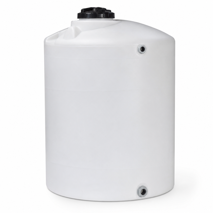 2200 gallon plastic vertical water storage tank in green