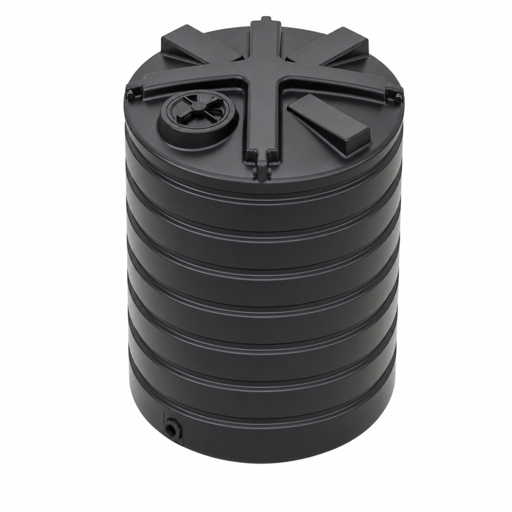 2500 gallon plastic horizontal leg tank drawing true