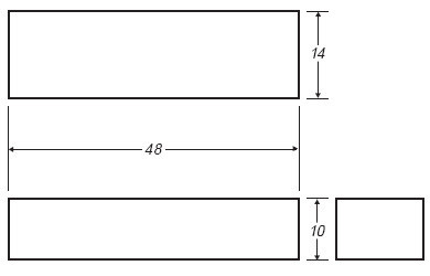 Ronco Plastics RVB239 technical drawing