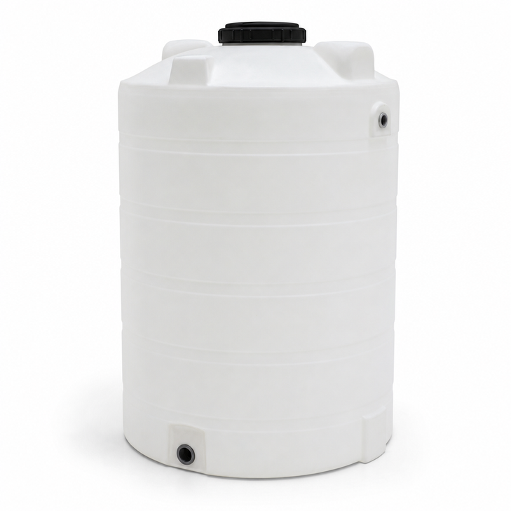 3000 gallon 15 degree plastic vertical cone bottom tank with