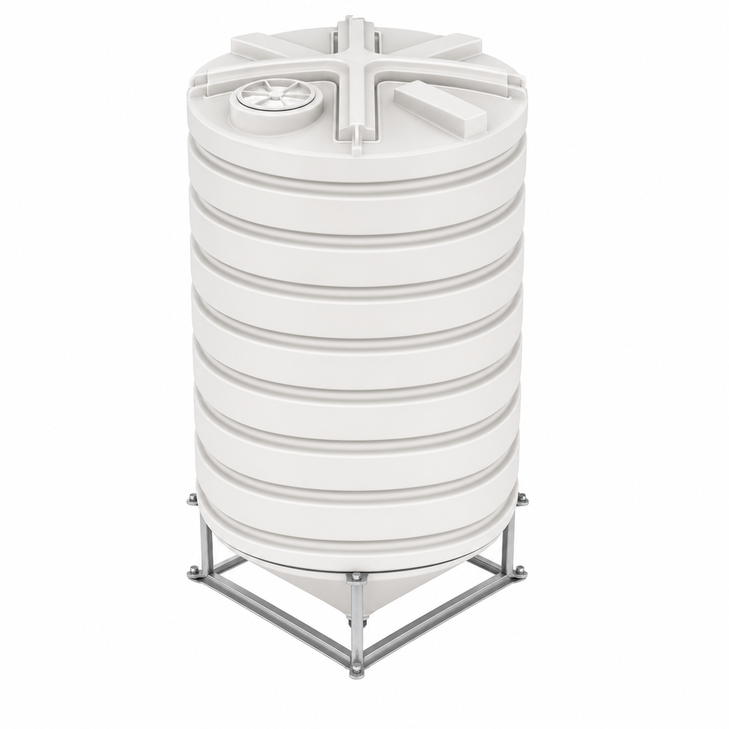 3000 gallon plastic vertical liquid storage tank drawing true