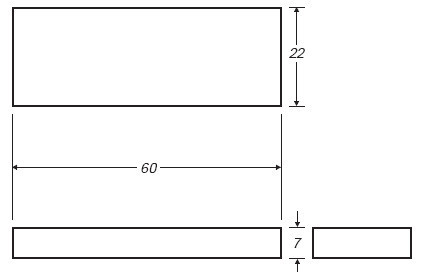 Ronco Plastics RVB409 technical drawing