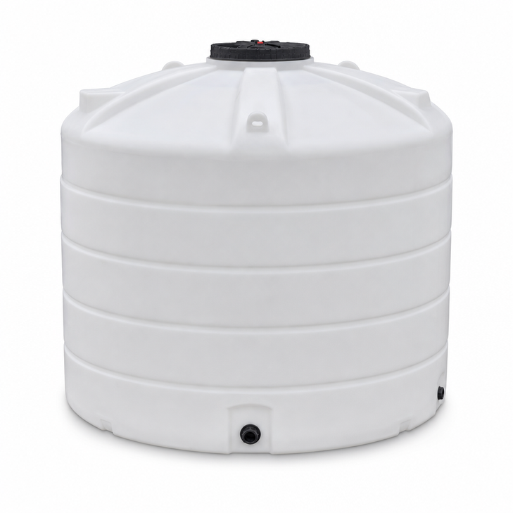 6011 gallon 15 degree plastic cone bottom tank with stand
