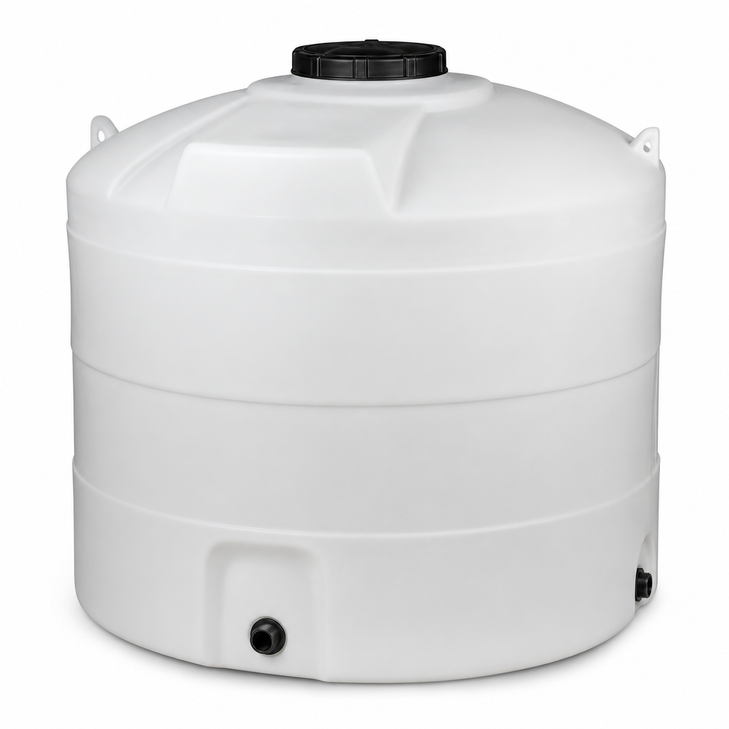 730 gallon plastic low profile vertical liquid storage tank