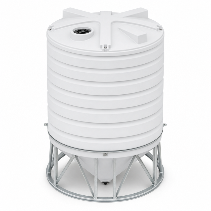8000 gallon plastic vertical liquid storage tank drawing true