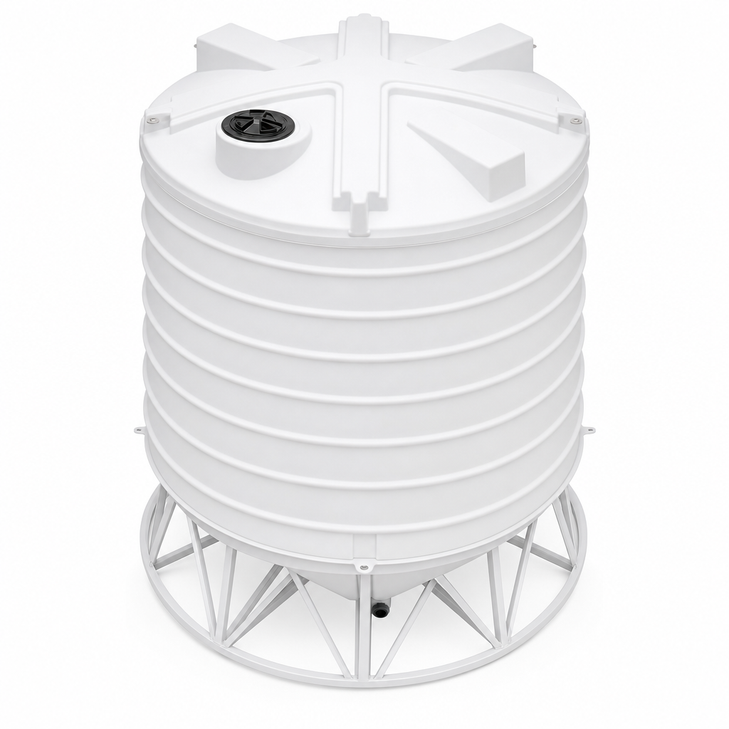 8000 gallon plastic vertical liquid storage tank drawing true