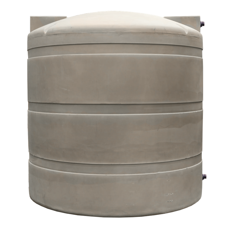 LOCKED - 865 Gallon Plastic Vertical Water Storage Tank in Mocha