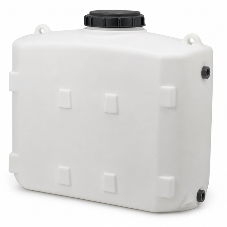 130 gallon plastic vertical rainwater harvesting tank with s