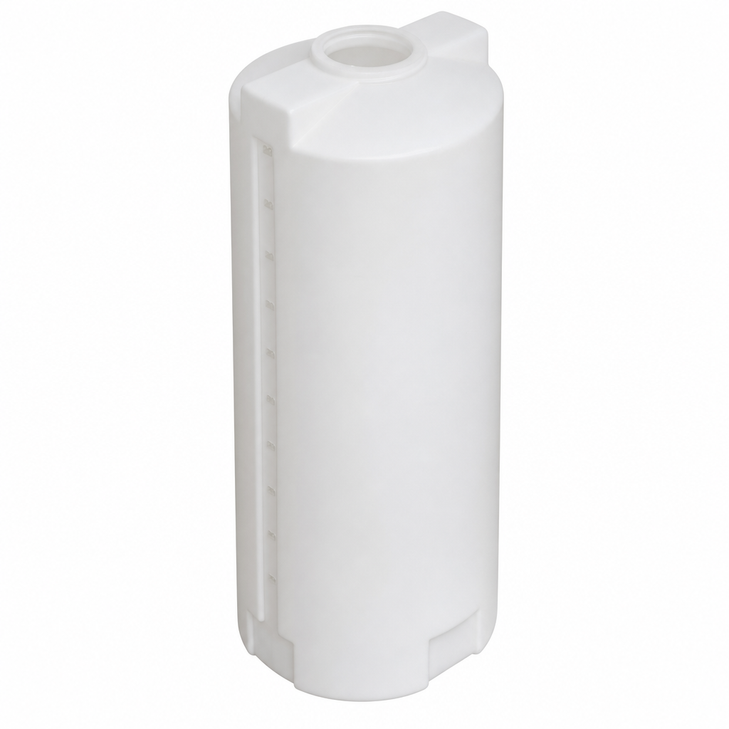 200 gallon plastic vertical water storage tank in green