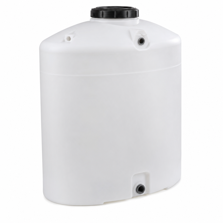 265 gallon plastic vertical rainwater harvesting tank with s