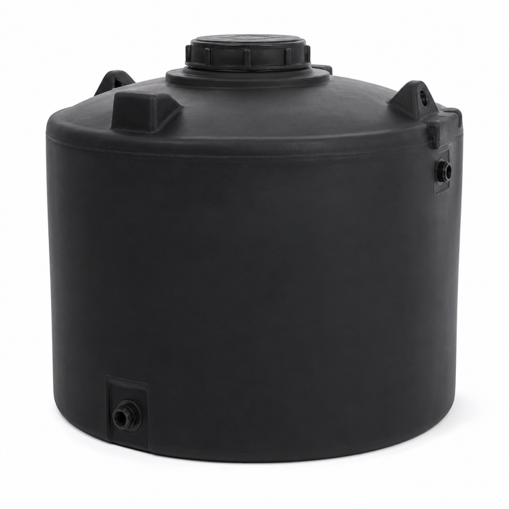 3000 gallon vertical storage tank 1 9 s g in black