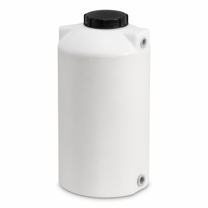 55 gallon plastic vertical liquid storage tank without fitti