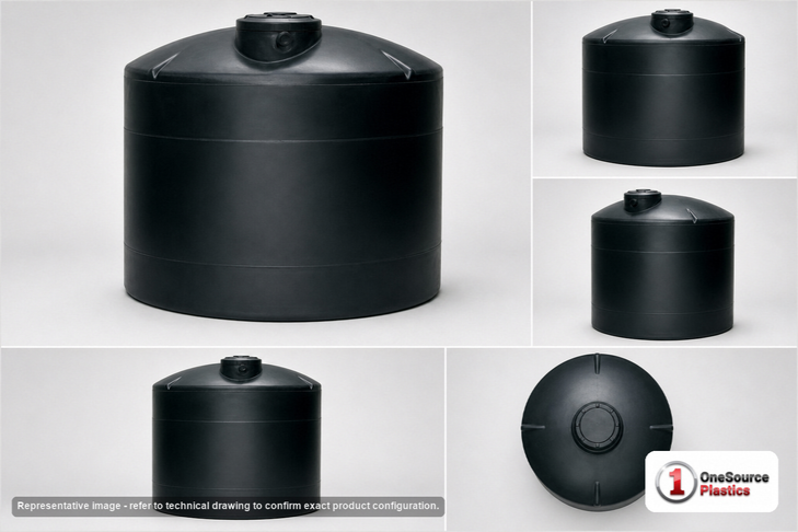 525 Gallon Plastic Water Storage Tank