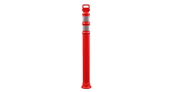 EZGrab Perm & Portable Delin - UNIT - 45" EZ Grab Flared Red Post - No Collars