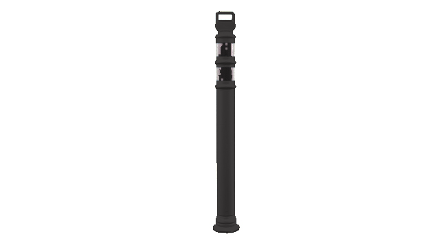 Cortina 45" EZ Grab Black Flared Post
