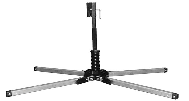 Cortina Screwlock No Spring Sign Stand, Aluminum Legs