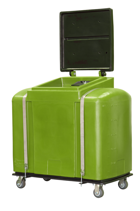 Dura-Cast 125 Gallon Cooking Oil / Biodiesel Collection Tank - John Deere Green