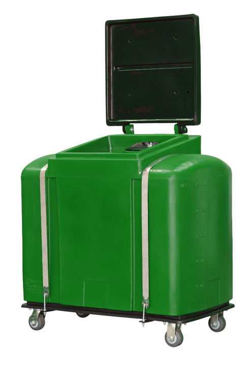 Dura-Cast 125 Gallon Cooking Oil / Biodiesel Collection Tank - Hunter Green