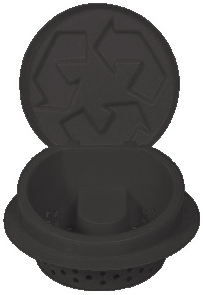 Dura-Cast Barrel Topper Lid - Black