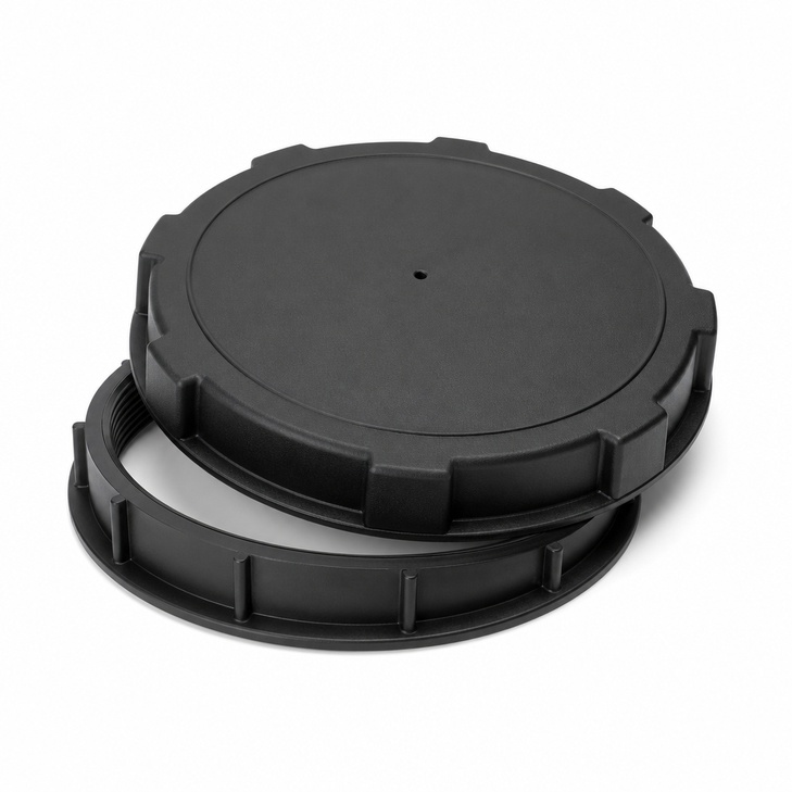 8" Vented Threaded Tank Lid (Ring Included)