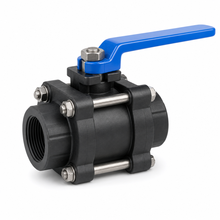 3/4" Bolted Ball Valve - polyethylene