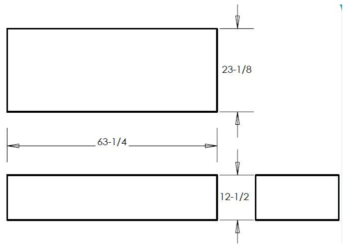 Ronco Plastics RVB531 technical drawing