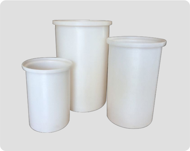 3COVER - Ronco Plastics. Representative image of the open top cylindrical tank family.