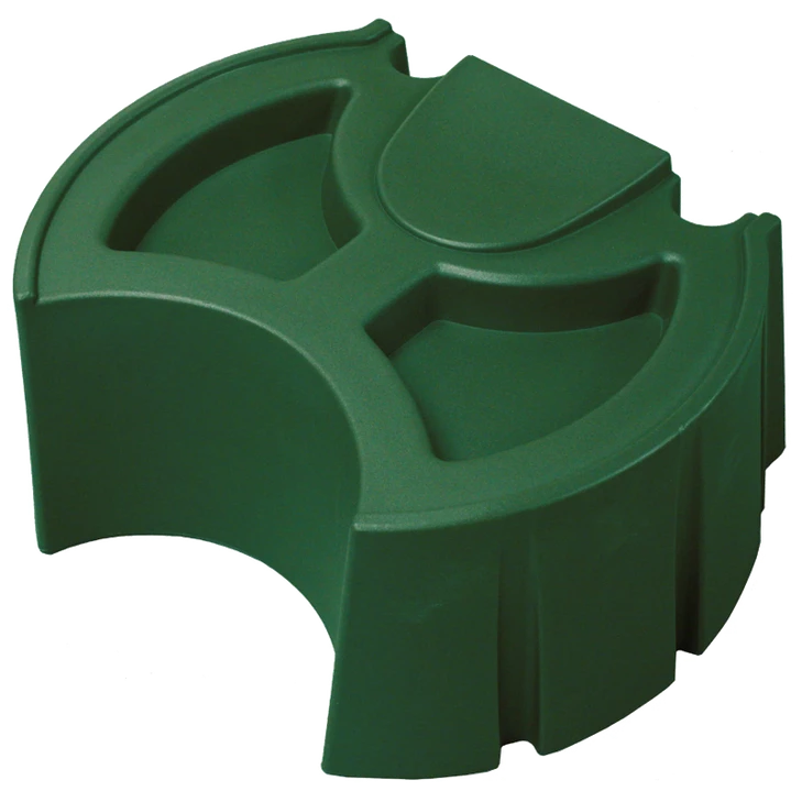 LOCKED - 40/50 Gallon Rain Wizard Rain Barrel Stand in Green