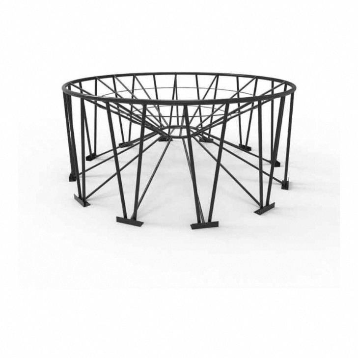 Snyder Industries Steel Stand for 30 DEG 86" D 1000, 1400, 1650 Cone Bottom Tanks